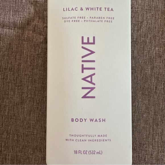 Native Lilac & White Tea Body Wash Clean, Simple, Effective 18 fl oz** NEW *** - Picture 1 of 6